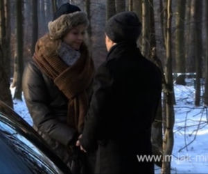 M jak miłość. Marek (Kacper Kuszewski), Anna (Tamara Arciuch)