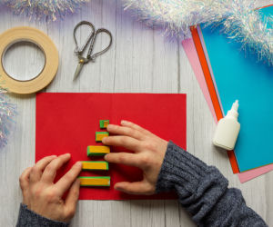 Kartka świąteczna DIY 3