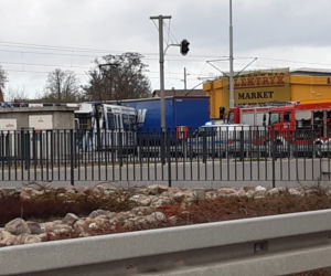 Gdańsk: Zderzenie tramwaju z tirem