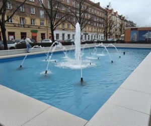 Aleja Fontann - koncepcja według AI