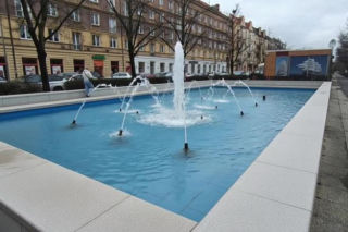 Aleja Fontann - koncepcja według AI