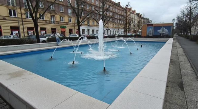 Aleja Fontann - koncepcja według AI