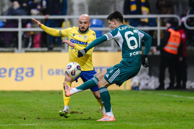 Arka Gdynia - Legia Warszawa: Zdjęcia z boiska