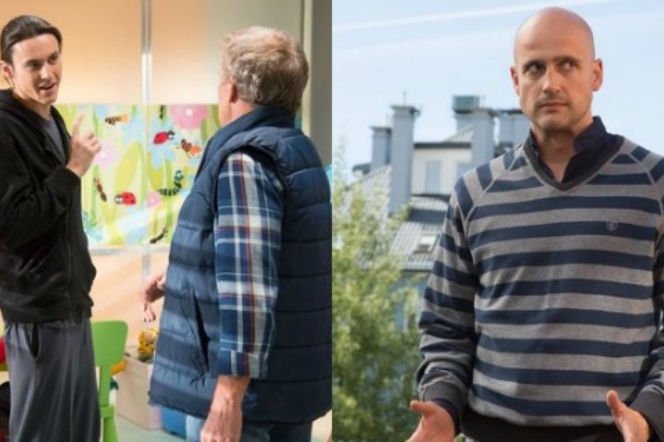 Na dobre i na złe. Miłosz (Maciej Cymorek), Rafał Konica (Robert Koszucki)