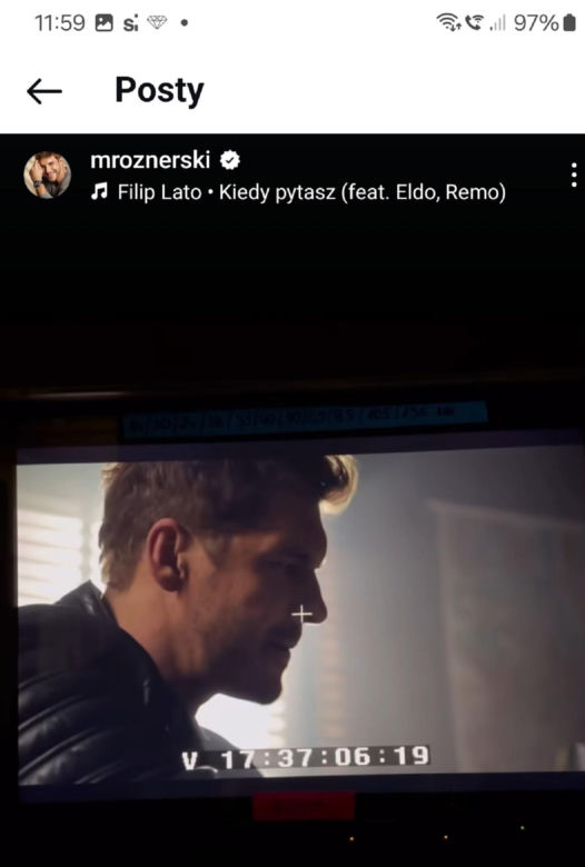 M jak miłość nowy sezon. Marcin (Mikołaj Roznerski) na planie
