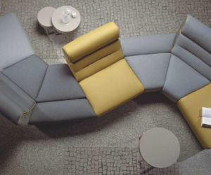 Nietypowa sofa do dużego wnętrza