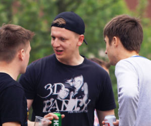 Blokada Łużyka, czyli królewskie grillowanie na Uniwersytecie Kazimierza Wielkiego [ZDJĘCIA]