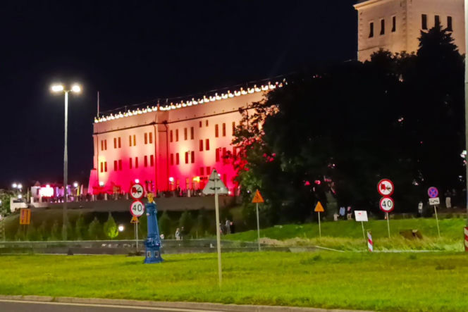 Nowa iluminacja Zamku Książąt Pomorskich w Szczecinie
