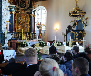 Pogrzeb ofiar wypadku w Klamrach pod Chełmnem