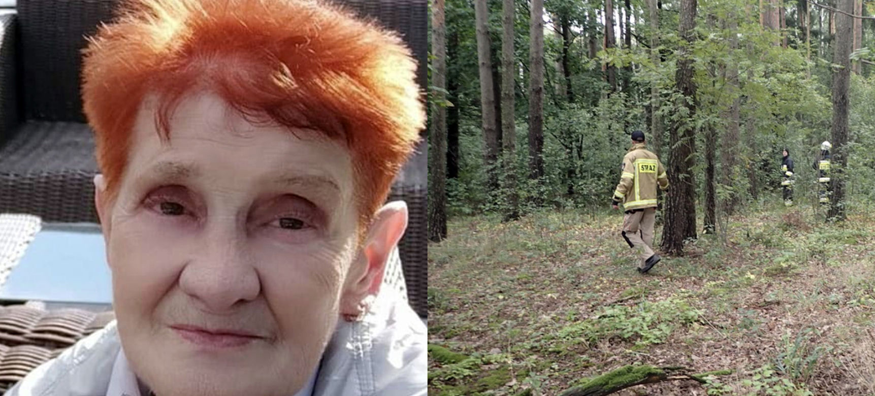 77-letnia Zofia Kottas poszła do lasu na grzyby i zaginęła