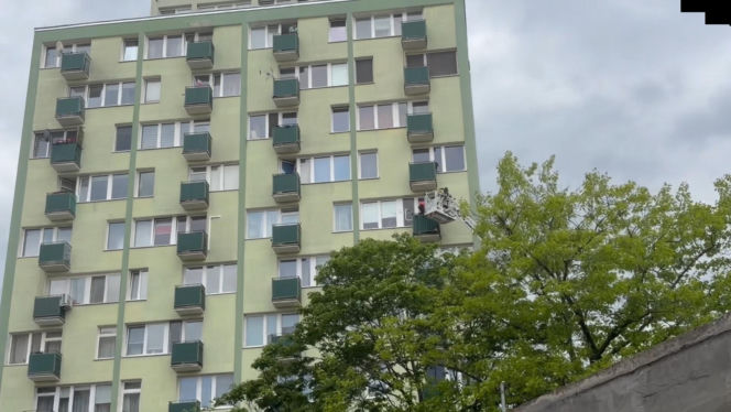Pożar na Pradze 11.05.2026