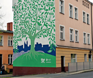 Nowy mural w centrum Piły