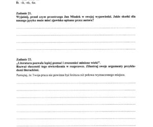 EGZAMIN GIMNAZJALNY 2012, JĘZYK POLSKI - ARKUSZE, PYTANIA, ODPOWIEDZI - TEST GIMNAZJALNY 2012 JEZYK POLSKI
