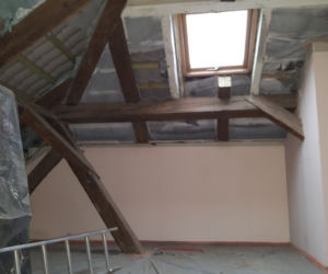 Remont poddasza Małej Galerii