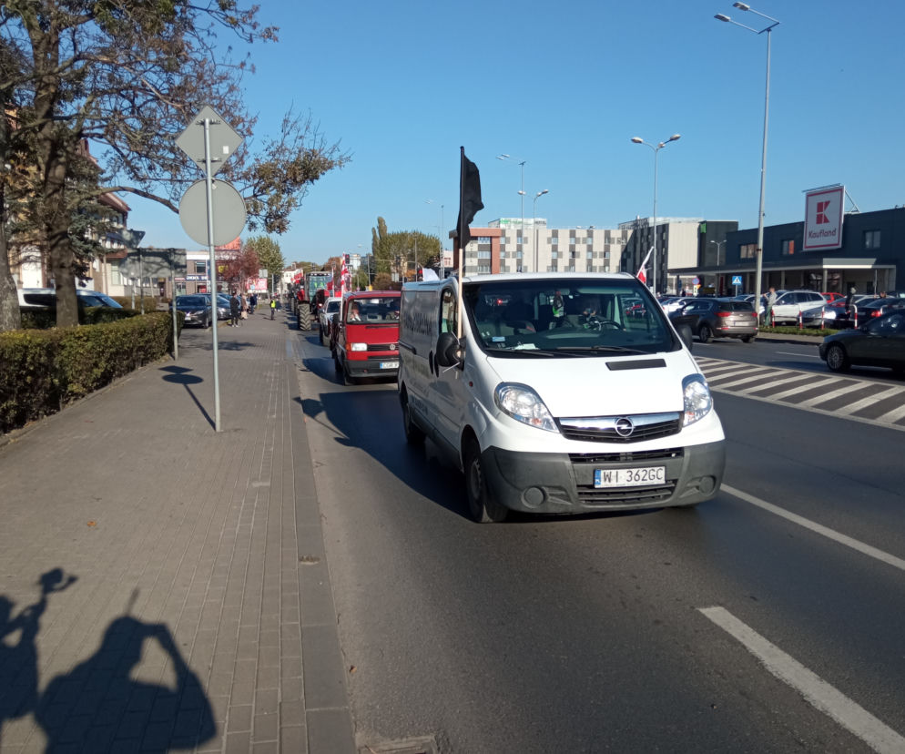 Protest rolników w Grudziądzu