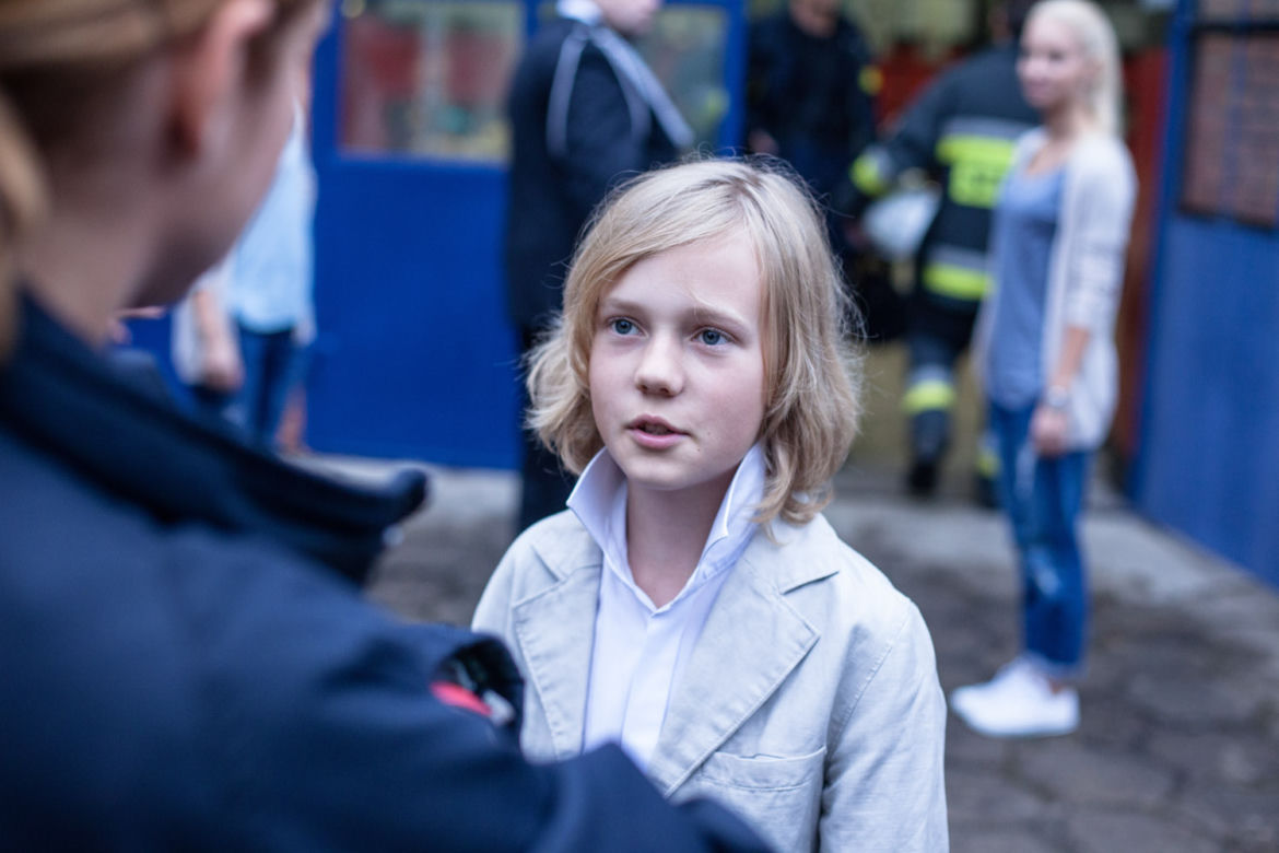 Strażacy. Magda Konarska (Marta Ścisłowicz), Krzysiek (Eryk Zieliński)