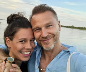 Krystian Wieczorek i jego żona Maria Szafirska-Wieczorek