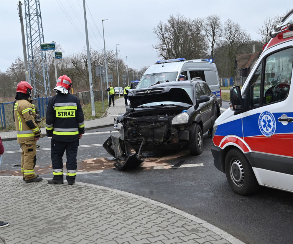 Wypadek na ul. Jagiellońskiej