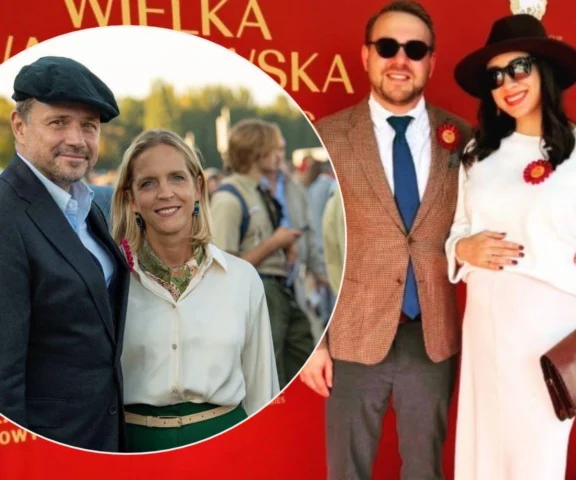 Trzaskowski i Ozdoba z żonami na Wielkiej Warszawskiej. Stylowo