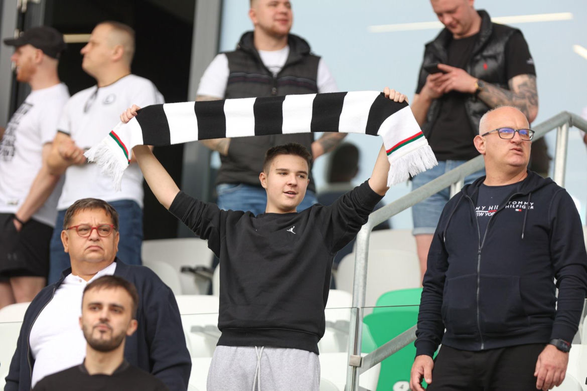 Kibice podczas meczu Zagłębie Sosnowiec – GKS Katowice 