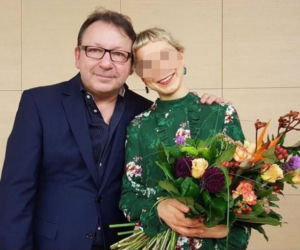 ZBIGNIEW ZAMACHOWSKI Z CÓRKĄ MARIĄ