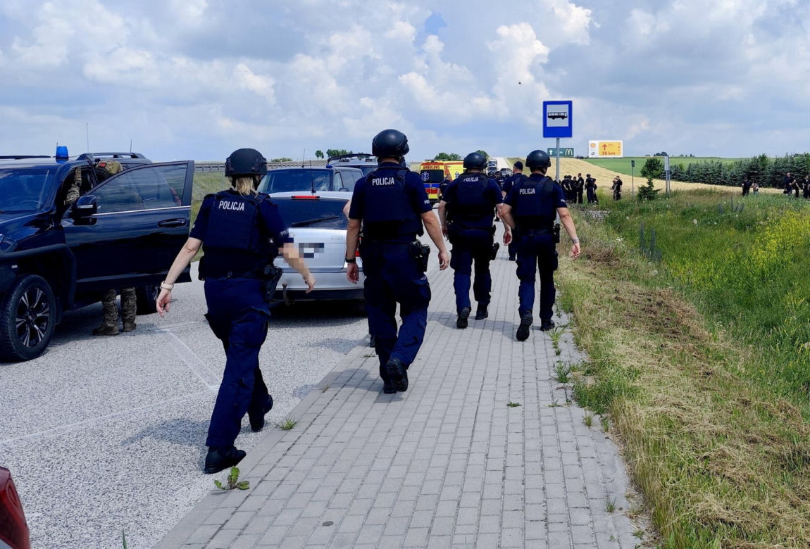 Zatrzymanie Dariusza R. po zbrodni w Mierzawie