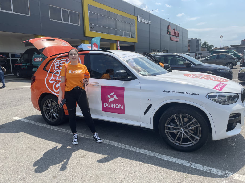 Eska Summer City w Rzeszowie. Spoktanie na parkingu Unimet