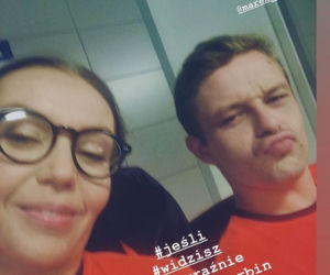 Barwy szczęścia. Szczepka (Alicja Kwiatkowska), Hubert (Marek Molak)