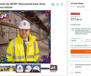 Wylicytuj kask od Rafała Trzaskowskiego. WOŚP 2026