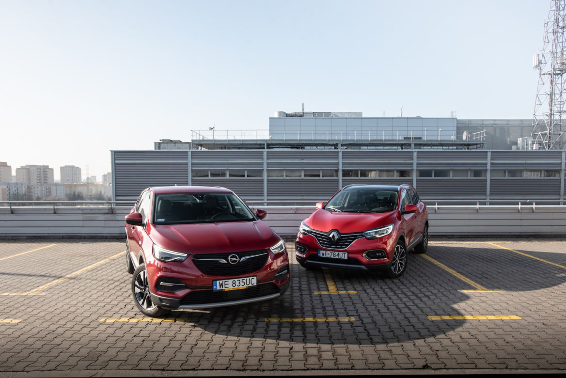 Renault Kadjar TCe 140 FAP vs Opel Grandland X 1.5 Diesel 130 KM Start/Stop AT8
