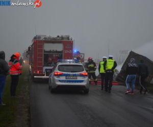 Śmiertelny wypadek pod Głużkiem, okolice Mławy