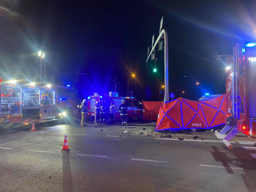 Śmiertelny wypadek w Rzgowie. Trzy osoby nie żyją