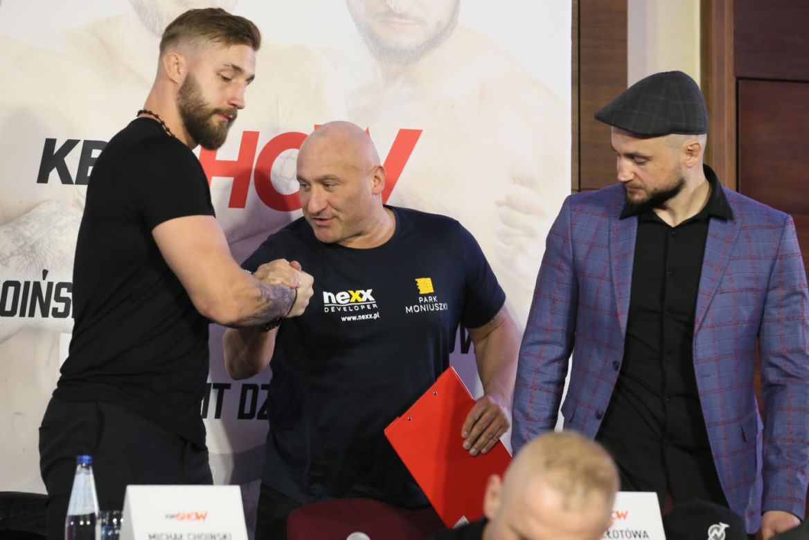 Konferencja przed walką Szpilka - Różański