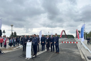 Most w Ślesinie wreszcie otwarty