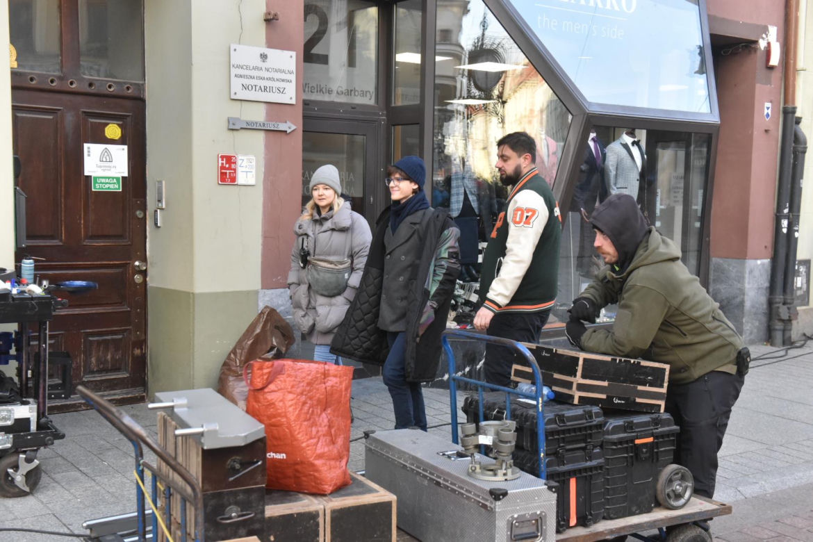 W Toruniu kręcą film. Ma być hitem TVP. Mamy zdjęcia z planu