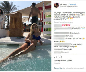 Seksowna Ola Ciupa kusi w bikini