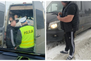 Wpadka Mołdawian w Jaśle. Przewozili  nadprogramowych pasażerów. Stracili prawa jazdy 