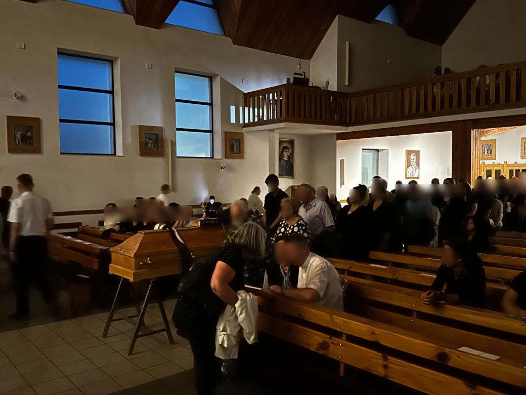 Mieszkańcy Lęborka żegnają księdza, który utonął w Darłówku