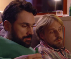 O mnie się nie martw 2 odcinek 9, Filip Bonnet (Piotr Jankowski), Krzysiek Małecki (Paweł Domagała)