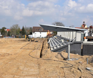 Budowa stadionu w Szczecinie - marzec 2020