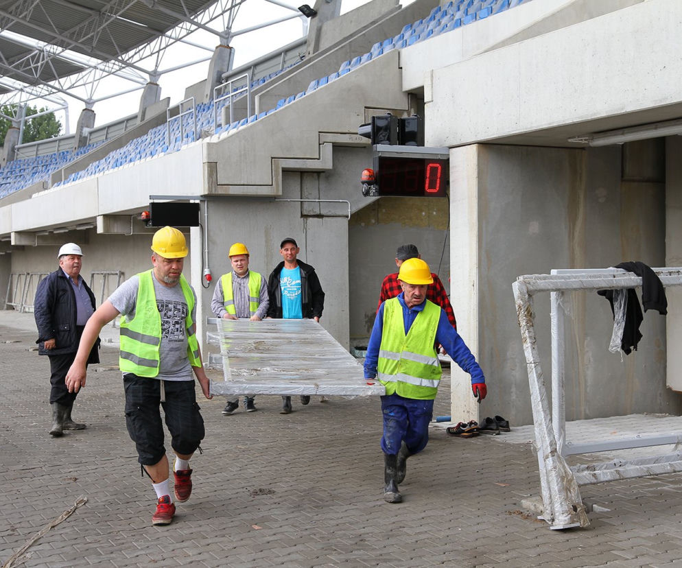 Trwają przygotowania do meczu inauguracyjnego