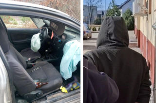 Rozbił auto i… zasnął. Świadkowie myśleli, że nie żyje. Policjanci nie mogli go dobudzić! [GALERIA]