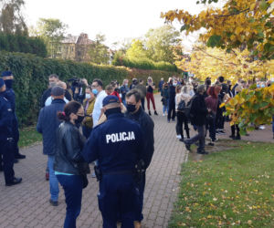 Blokada drogi w Tarnowie - protest