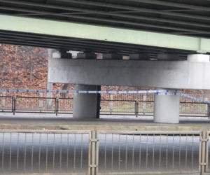 Akcja pirotechników rondo Starzyńskiego