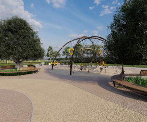 Wizualizacje parku południowego w Gliwicach