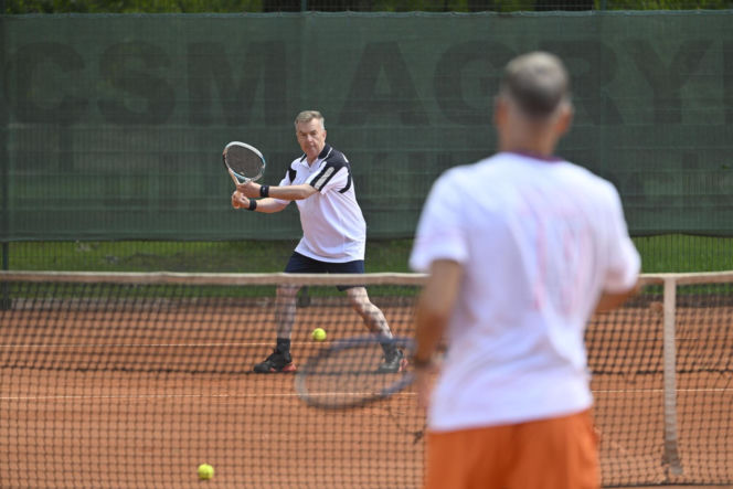 Dariusz Wieczorek zgubił 5 kg na korcie