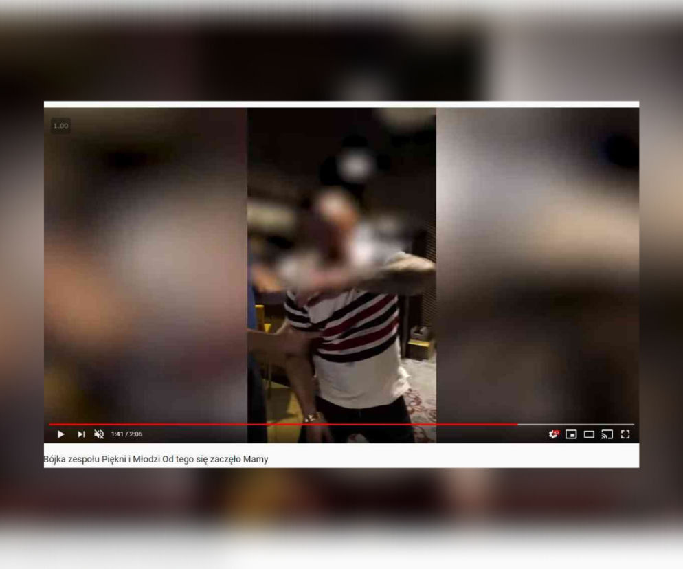 Piękni i Młodzi. Wideo z bójki na Yotube