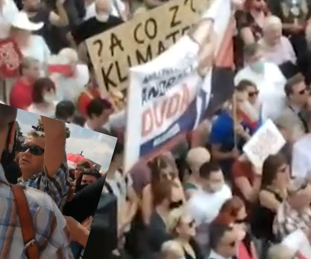 Młodzieżowy Strajk Klimatyczny na konwencji Andrzeja Dudy. Okropne sceny!