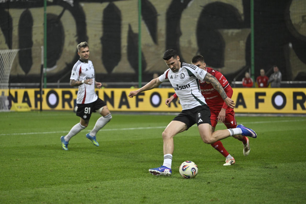 31. kolejka PKO BP Ekstraklasy 2025/2026. Mecz Legia Warszawa - Łódź Widzew