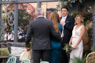 M jak miłość odc. 1903. Sylwia (Hanna Turnau), Adam Werner (Jacek Kopczyński), Dima (Pszeniczny Michaił), Julia (Marta Chodorowska)